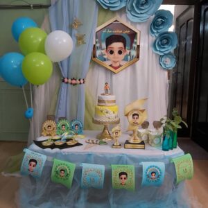 خوراکی و کیک جشن عبادت پسران